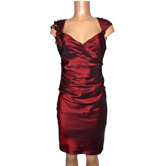 dress barn silk dresses Dress Barn | Dresses | Dressbarn Collection Silk Look Cocktail Evening Dress  Knee Length